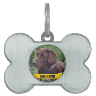 Your Custom Photo and Pet Name ID Tag