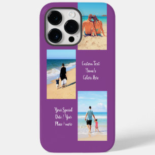 Your Custom Photo Collage Text Name iPhone Case