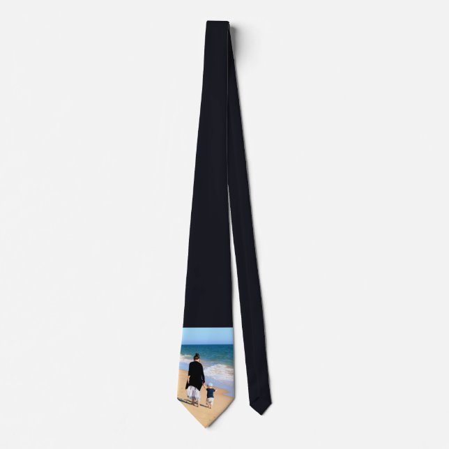 Your Custom Photo Neck Tie Choose Color (Front)