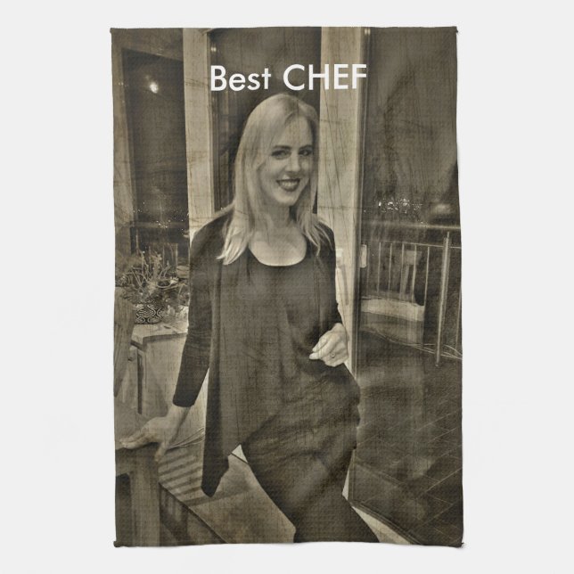 Your custom photo tea towel (Vertical)