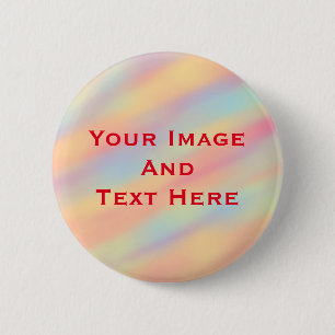Your custom Picture and Text Personalised 6 Cm Round Badge