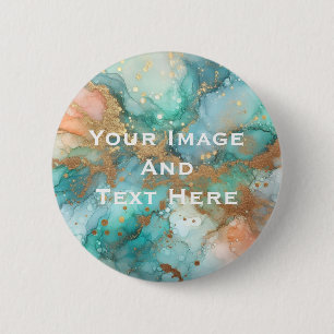 Your custom Picture and Text Personalised 6 Cm Round Badge