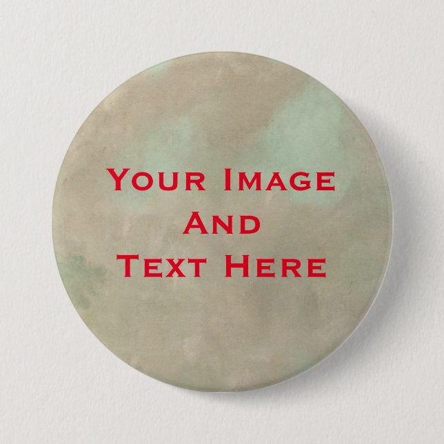 Your custom Picture and Text Personalised Button (Front)