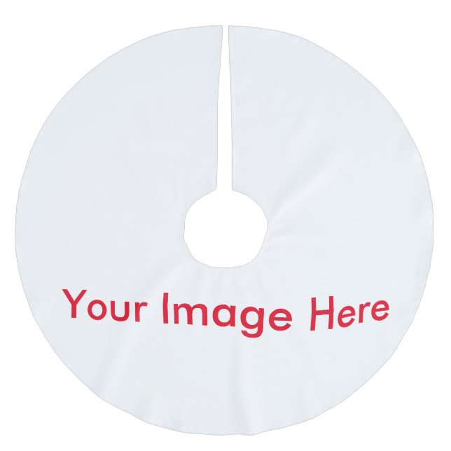 Your custom Picture Brushed Polyester Tree Skirt (Front)