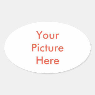 Your custom Picture Oval Sticker