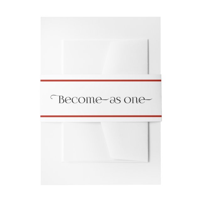 Your Custom Portrait Invitation Belly Band (Front Example)