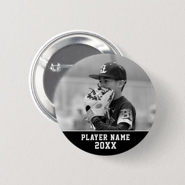 Your Custom Sports Photo 6 Cm Round Badge (Front & Back)