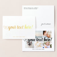 Your custom text 6 photos collage universal cute