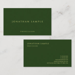 Your Custom Text Here Luxury Semi-Gloss Paper Business Card