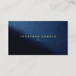 Your Custom Text Here Signature Matte Paper Blue Business Card