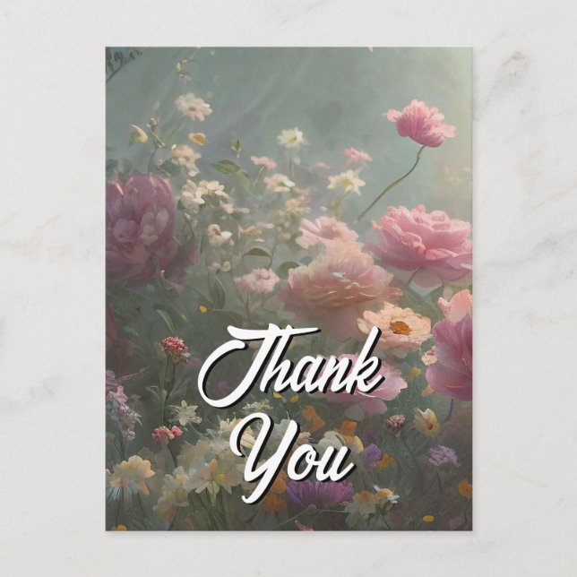 Your Custom Text Mixed Flowers 20 Template (Front)