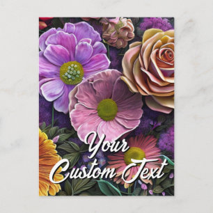 Your Custom Text Mixed Flowers 32 Template