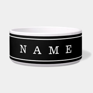 Your Custom Text & Modern Stripes   Black & White