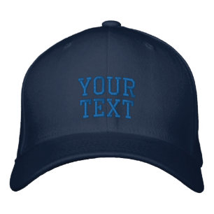 Your Custom Text / Name / more - Personalised Embroidered Hat
