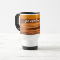 Your custom text sunrise above foggy landscape