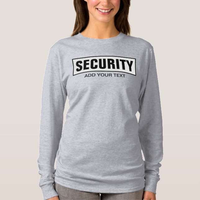 Your Custom Text Template Womens Long Sleeve Grey T-Shirt (Front)