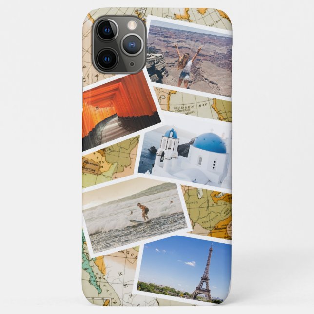 Your Custom Travel Destination Postcard Case-Mate iPhone Case (Back)