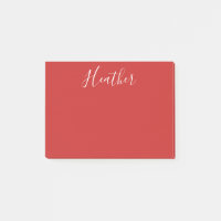 Your Custom White Script on Red