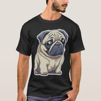 Your Daily Dose of Cuteness! Charming Hand-Drawn C T-Shirt