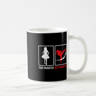 Your Daughter My Daughter Funny Karate Father's Da Coffee Mug