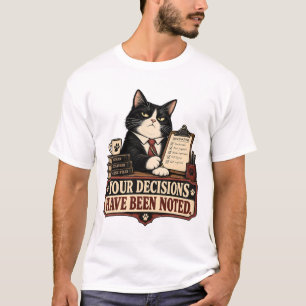 Your Decisions Have Been Noted T-Shirt