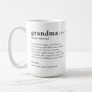 Your Definition of Grandma Personalised Photo Mug