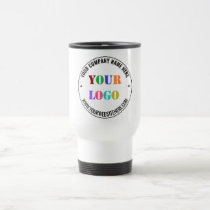 Your Design Branded Business Travel Mug Template