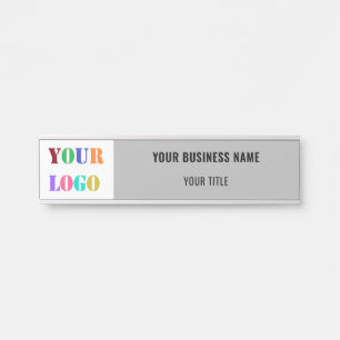 Your Design Business Logo Name Door Sign Template