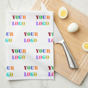 Your Design Company Logo Kitchen Towel Template