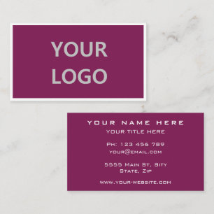 Your Design Custom Colour Business Card Template