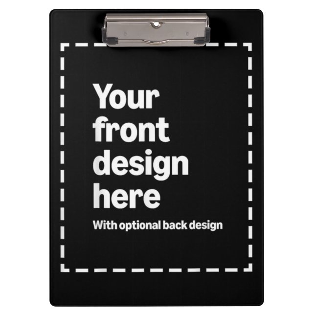 Your Design Here Clipboard (Front)