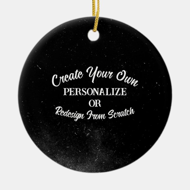 Your Design Here - Create Your Own Ceramic Tree Decoration (Front)