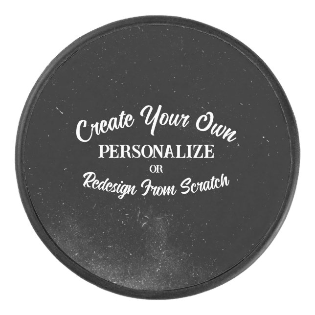 Your Design Here - Create Your Own Hockey Puck (Front)