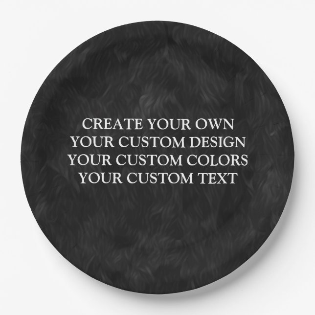 Your Design Here - Create Your Own Paper Plate (Front)