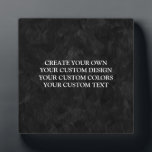Your Design Here - Create Your Own Plaque<br><div class="desc">Add your own images and/or text to create your own fully customised clothing,  home decor,  office supplies,  party favours and more!</div>