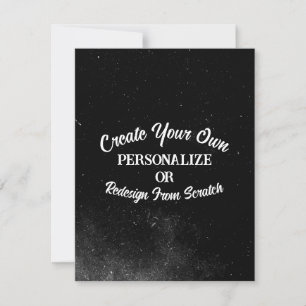 Your Design Here - Create Your Own RSVP Card