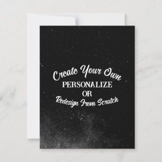 Your Design Here - Create Your Own RSVP Card