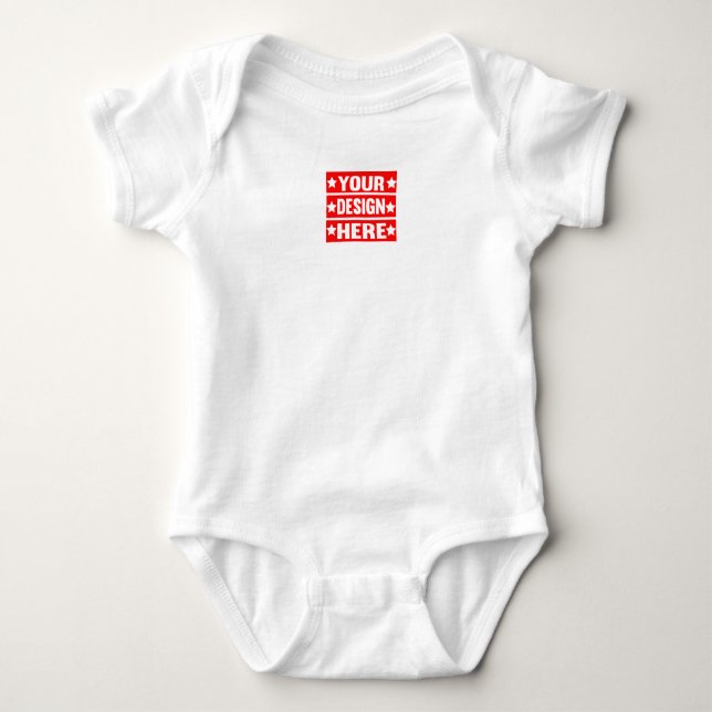Your Design Here Custom  Baby Bodysuit (Front)