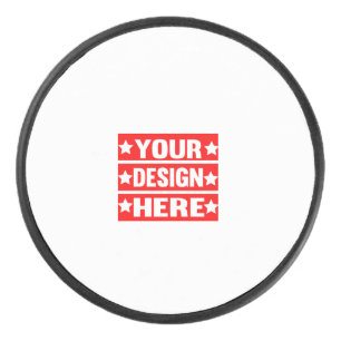 Your Design Here Custom Hockey Puck