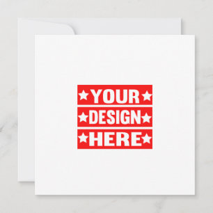 Your Design Here Custom Thank You Card