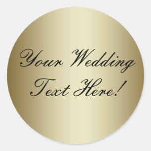 Your Design Here! Customisable Gold Wedding Seal