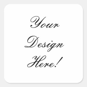 Your Design Here! Customisable Wedding Stickers