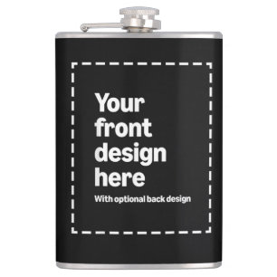 Your Design Here Hip Flask