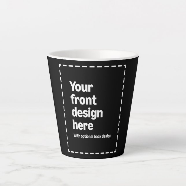 Your Design Here Latte Mug (Front)