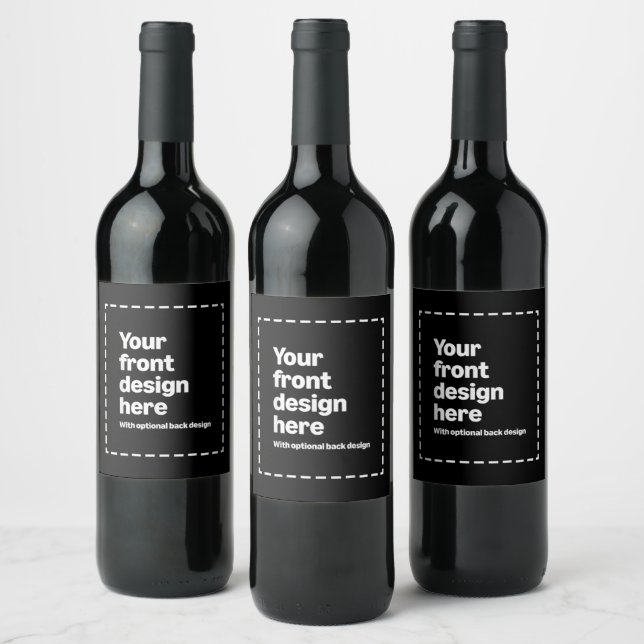 Your Design Here Wine Label (Bottles)