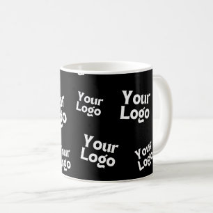 Your Design or Business Logo   Random Placement Coffee Mug