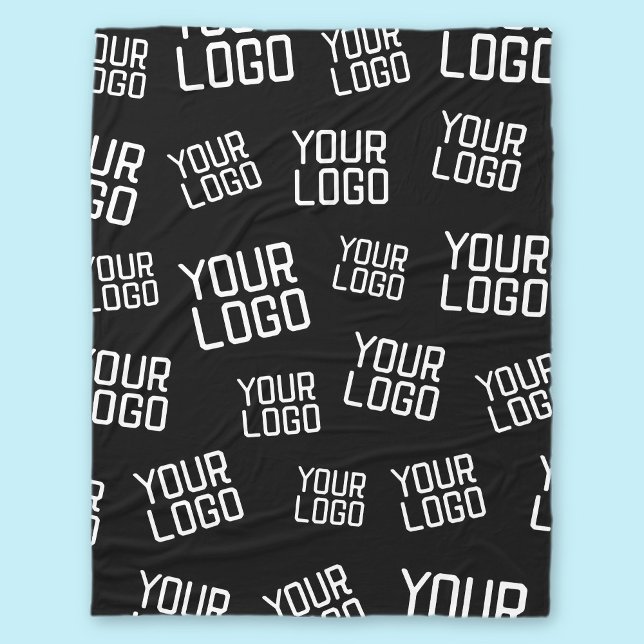 Your Design or Business Logo | Random Placement Fleece Blanket (Creator Uploaded)