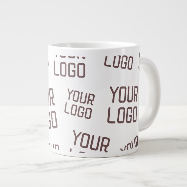 Your Design or Business Logo | Random Placement Large Coffee Mug (Front Right)