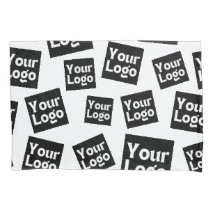 Your Design or Business Logo   Random Placement Pillowcase