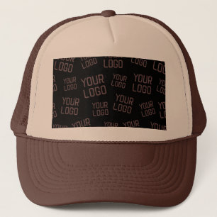 Your Design or Business Logo   Random Placement Trucker Hat